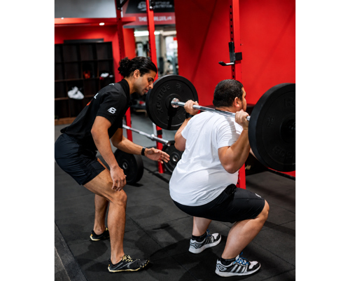 Strength and conditioning training session in Dubai Marina